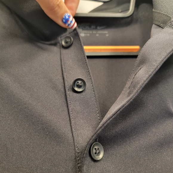 Nike Golf Dri Fit Colts Polo Black Size Medium - Picture 4 of 9